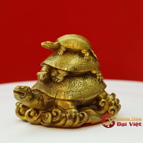 Rùa đồng 3 đời nhỏ 7.5x11x300g