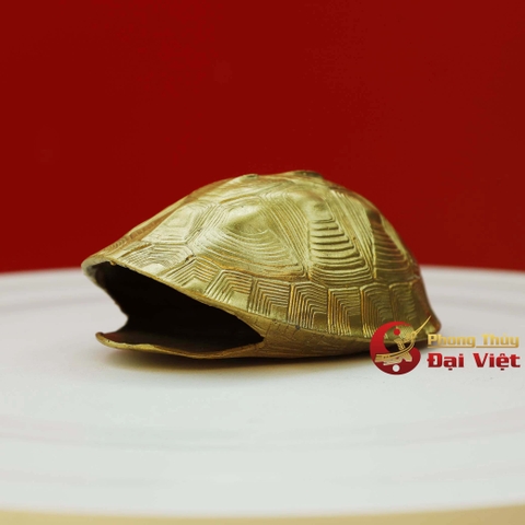 Mai rùa đồng gieo quẻ 11x8.5x4cm - 250g