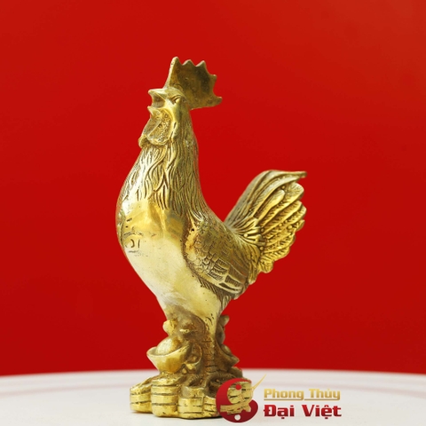 Gà đắc Phúc bằng đồng nguyên chất cao 14cm-300g
