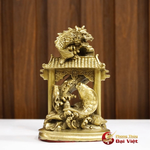Cá Chép Hóa Rồng Đồng Nguyên Chất 15x10x6cm-650g