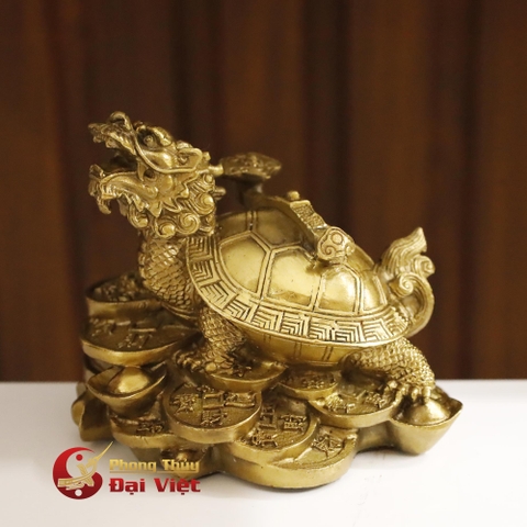 Long Quy Cõng Gậy Như Ý Đồng Nguyên Chất 9.5x13x8cmx500g