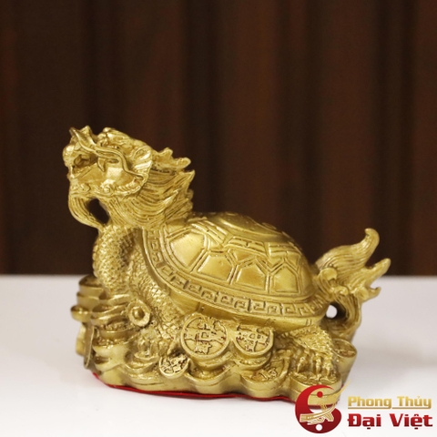 Long Quy Bát Quái Đồng Nguyên Chất 10.5x6x8cm - 400g