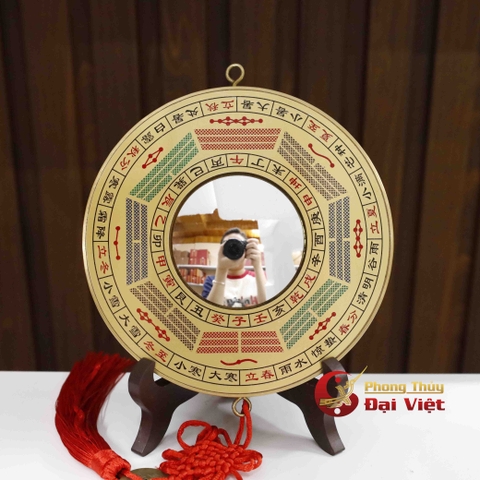 Gương Bát Quái Tiên Thiên Cầu Lồi 16cm
