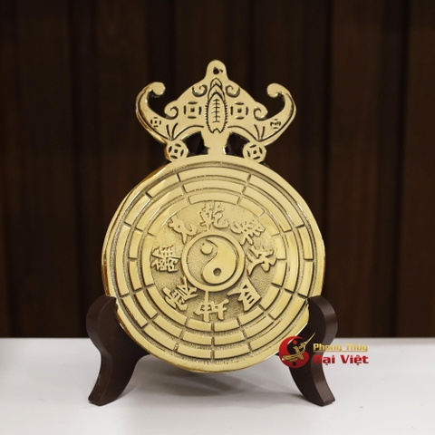 Tiền Cửu Tinh Đồng Nguyên Chất - Hóa Giải Bếp Không Hợp Hướng - 15cm