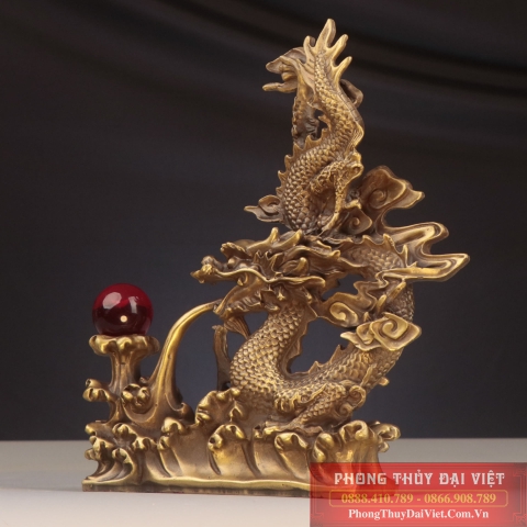 Rồng đồng nhả ngọc 19x16x5cm - 1kg