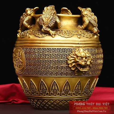 Hũ thiềm thừ tài lộc 10x8x10cm - 450g-PVN486