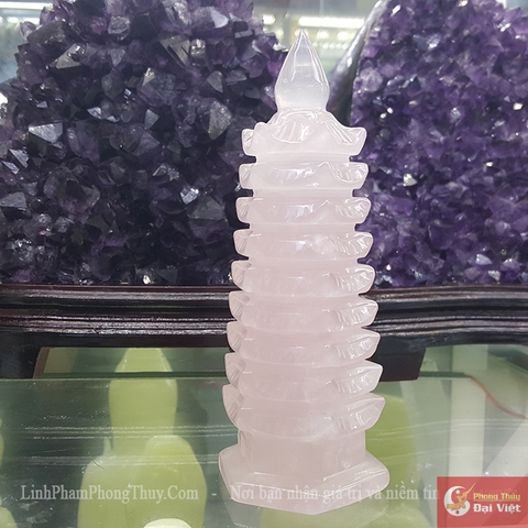 Tháp văn xương thạch anh hồng