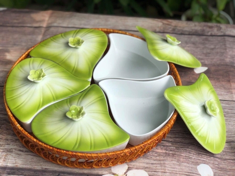 Khay đựng mứt, bánh kẹo, chè, lẩu kem
