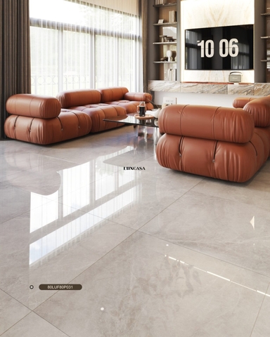Gạch lát nền 80x80 vân đá sang trọng LU80P031