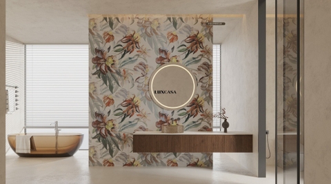 Gạch ốp điểm nhà vệ sinh 600×1200 612LUHIBISCUS A GEM