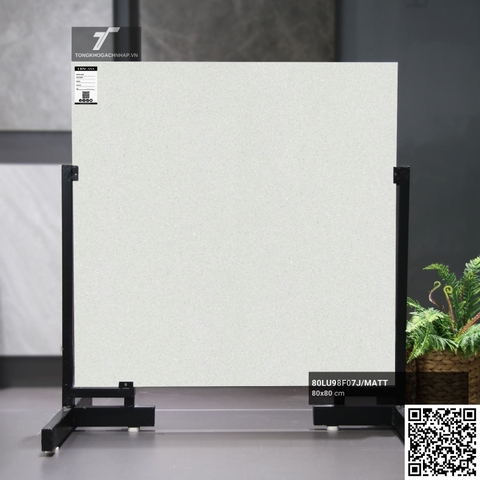 Gạch terrazzo 80×80 màu kem LU98S07J