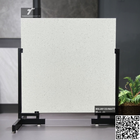 Gạch terrazzo 80x80 hạt nhuyễn 80LU8133
