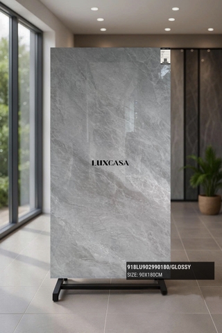 Mẫu gạch xám bóng giả đá 90x180 918LU902990180