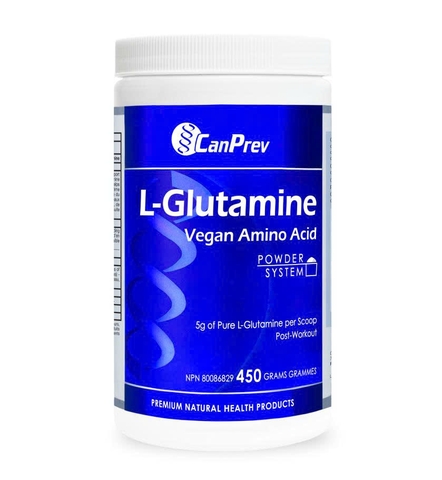 Canprev L-Glutamine Vegan Amino Acid 450g - Bảo Vệ Và Hỗ Trợ Phục Hồi Cơ Bắp