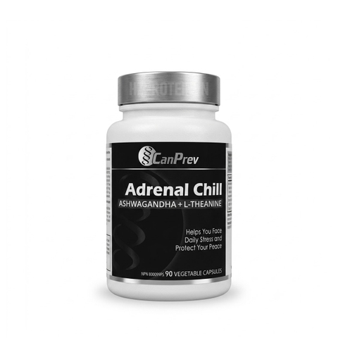 Canprev Adrenal Chill Ashwagandha + L-Theanine (90 Viên) - Hỗ trợ giảm căng thẳng, lo âu và cải thiện giấc ngủ