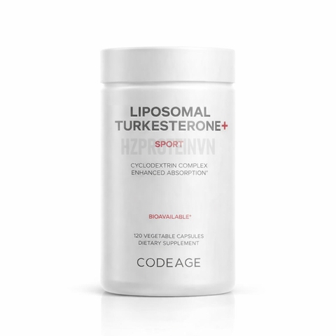 Codeage Liposomal Turkesterone+ (120 Viên) - Thúc đẩy phục hồi cơ bắp