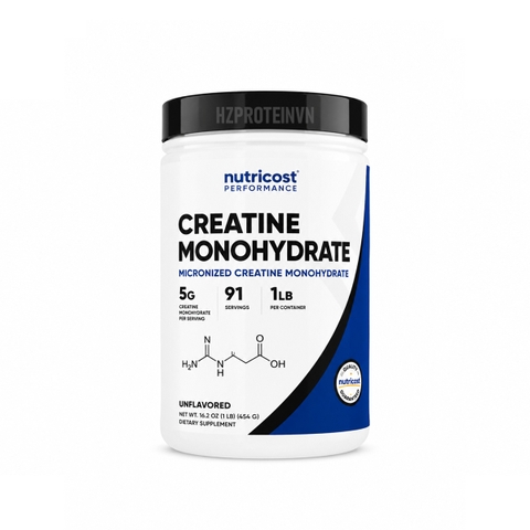 Nutricost Pure Creatine Monohydrate Powder Micronized 500 Grams