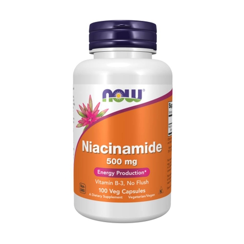 Now Niacinamide 500mg - Cải Thiện Làn Da Từ Bên Trong (100 Viên)