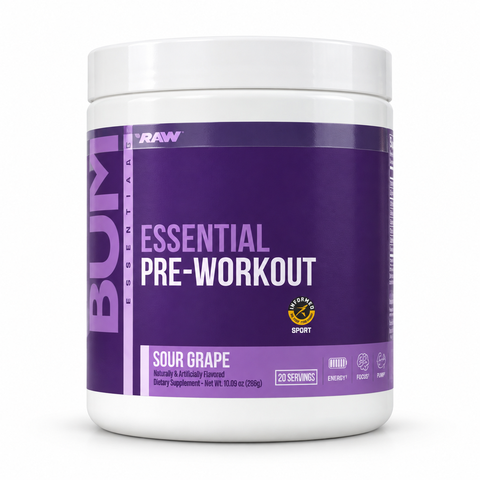 Raw Cbum Essential Pre-Workout Tăng Sức Mạnh - 20 Servings