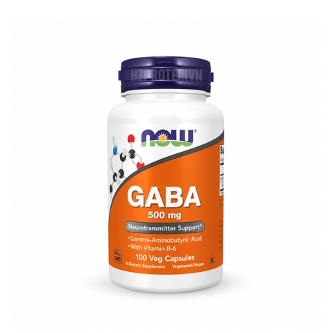 Now GABA 500mg (100 Viên) - Hỗ trợ cải thiện chất lượng giấc ngủ