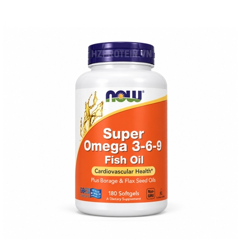 Now Super Omega 3-6-9 Fish Oil - Dầu Cá Hỗ Trợ Sáng Mắt, Đẹp Da
