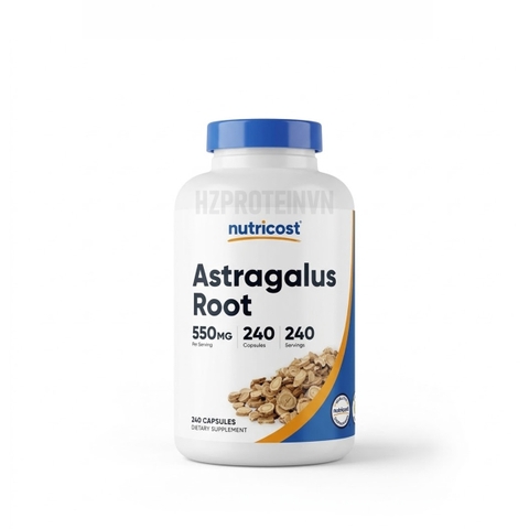 Nutricost Astragalus Root 550mg - Thảo Dược Thiên Nhiên Chống Viêm, Hỗ Trợ Tim Mạch