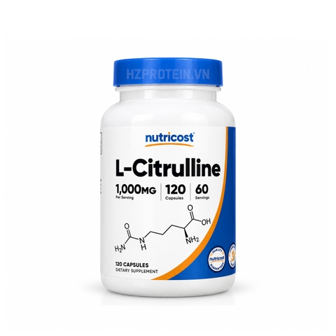 Nutricost L-Citrulline 1000mg - Nâng tầm buổi tập của bạn