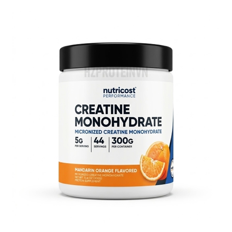 Nutricost Creatine Monohydrate Powder Micronized 300gram - Hỗ Trợ Tăng Cơ Bắp