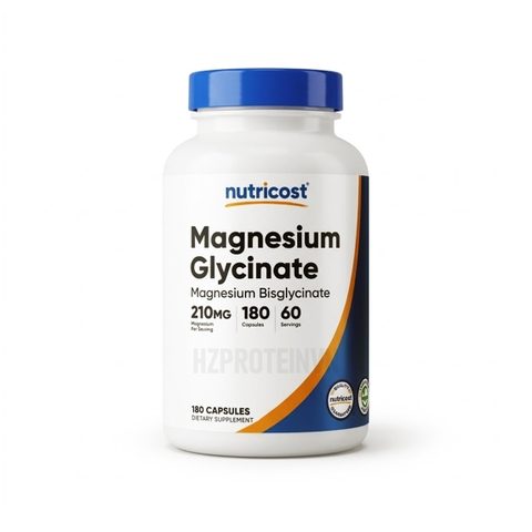 Nutricost Magnesium Glycinate 210mg - Hỗ Trợ Giảm Stress Và Giúp Ngủ Ngon