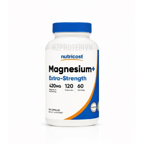 Nutricost Magnesium Extra Strength 420mg - Hỗ Trợ Hệ Thần Kinh