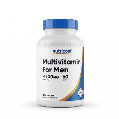 NUTRICOST MULTIVITAMIN FOR MEN - VIÊN UỐNG BỔ SUNG VITAMIN CHO NAM GIỚI (120 VIÊN)