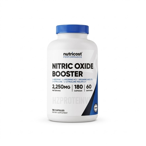 Nutricost Nitric Oxide Booster 2250mg - Cải thiện hiệu suất tập luyện và tăng năng lượng