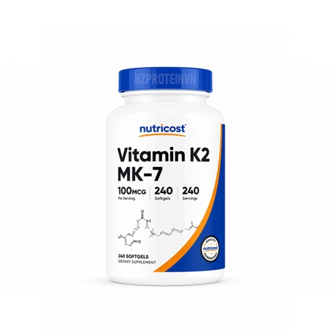 Nutricost Vitamin K2 MK-7 100mcg - Củng Cố Sức Khỏe Xương Khớp Và Hệ Tim Mạch