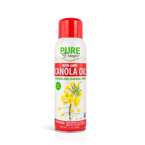 PURE & SIMPLE DẦU XỊT ĂN KIÊNG CANOLA OIL 17OZ