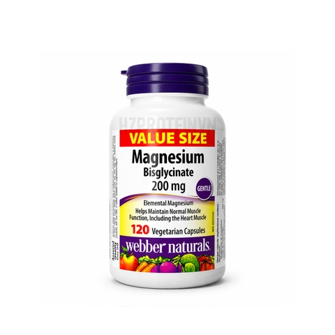 Webber Naturals Magnesium Bisglycinate 200mg