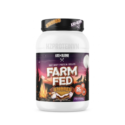 AXE & SLEDGE Farm Fed 100% Whey Protein Isolate - Đạm Whey Tinh Khiết Từ Bò Ăn Cỏ