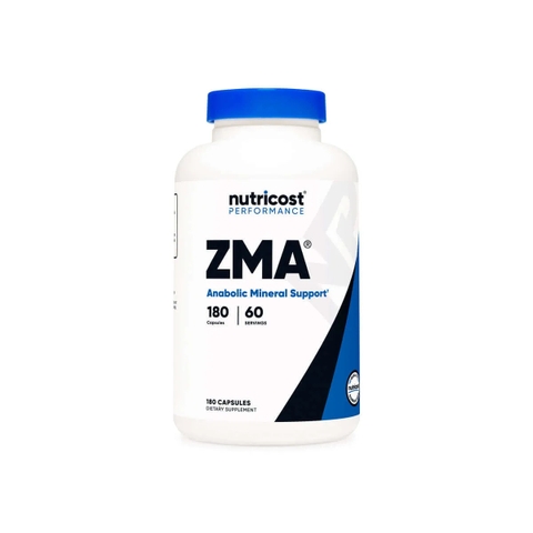 Nutricost ZMA 490mg - Xây Dựng Cơ Bắp Và Cải Thiện Giấc Ngủ (180 viên)