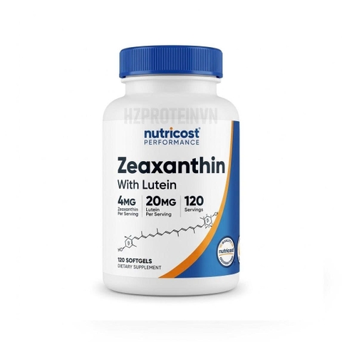 Nutricost Zeaxanthin 4mg With Lutein 20mg - Hỗ Trợ Sức Khỏe Thị Lực
