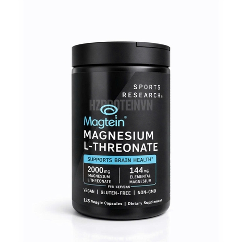 SR Sports Research Magtein Magnesium L-Threonate - Bổ sung Magie cho cơ thể