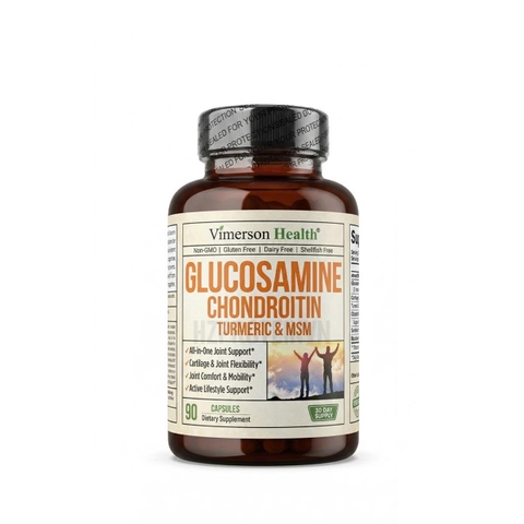 Vimerson Health Glucosamine Chondroitin MSM with Turmeric - Củng Cố Hệ Xương Khớp Khỏe Mạnh