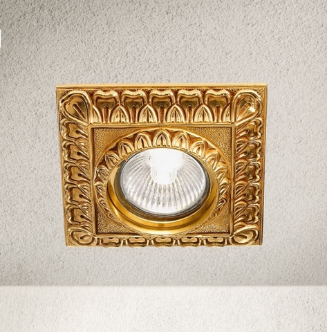 Đèn downlight đồng mạ vàng mạ vàng  POSSONI - DZ-DL7815