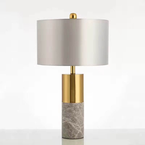 Đèn bàn đồng đá xám DZBS005_1X