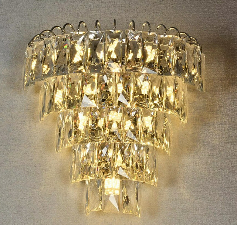 Đèn tường inox pha lê DZ0619_W320