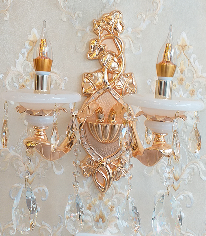 Đèn tường hợp kim đá ngọc thạch DZ6528_2