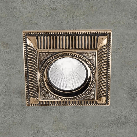 Đèn downlight đồng mạ vàng POSSONI - DZ-DL7813