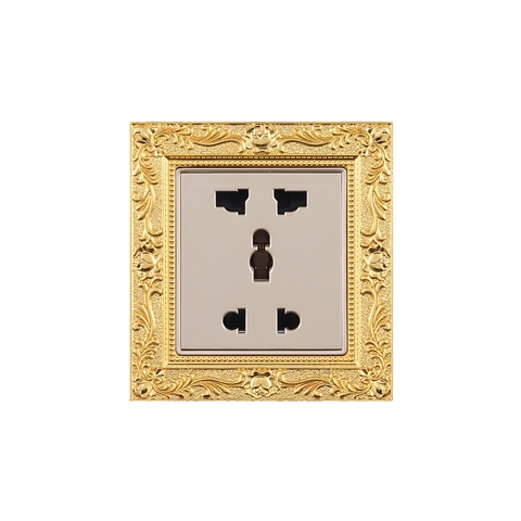 Ổ cắm mạ vàng 24k DZ-T8806-5