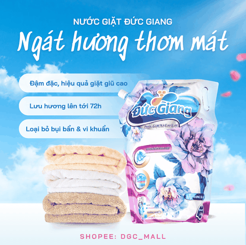 Nước giặt Đức Giang dạng túi 3,6kg