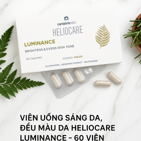 Viên Uống Sáng Da, Đều Màu Da Heliocare Luminance