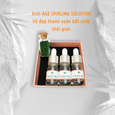 Tinh chất serum chống lão hóa, ngăn ngừa lão hóa từ tảo xoắn Spirulina Nhật Bản
