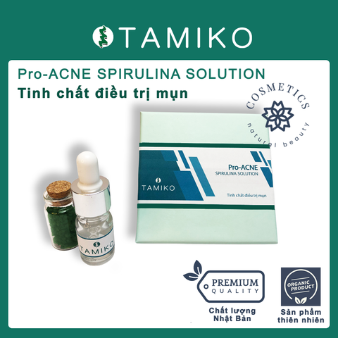 Tinh chất Serum giảm mụn từ tảo xoắn Spirulina Nhật Bản